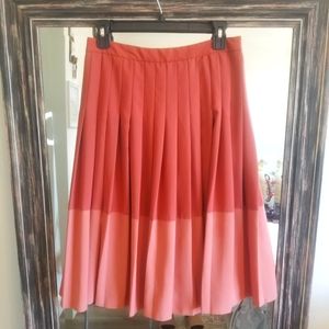 NWT Loft Pink Pleated A-line, Size 4